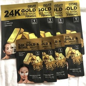 Face mask sheets and under eye pads